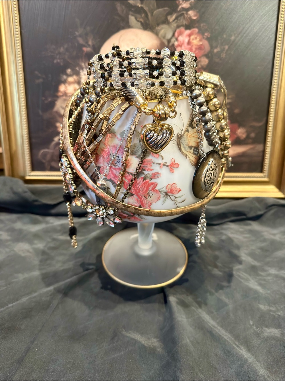 Designer Vintage Jewelry Jar - Monet, Brighton, Lia Sophia, Chicos and More 🪎